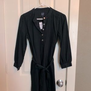 Gap Denim Black Dress